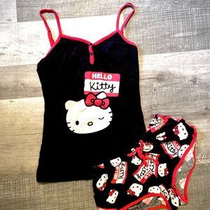 Hot Topic Hello Kitty Pajama Set- xs